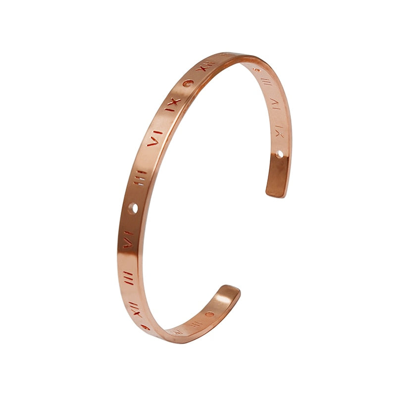 New Fashion Classic Women's Bracelet Silver Color Gold Bangles for Women Rose Gold Rhinestone Bracelet Cuff Trendy Jewelry Gifts
