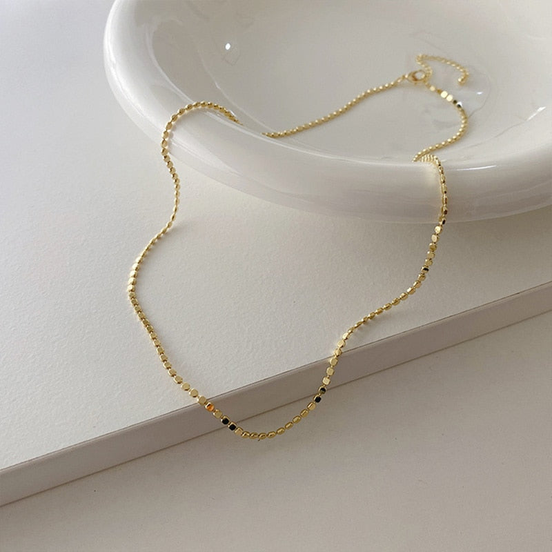 HI CLASS* Anti-allergic Minimalist Double Layers 14K Gold Plated