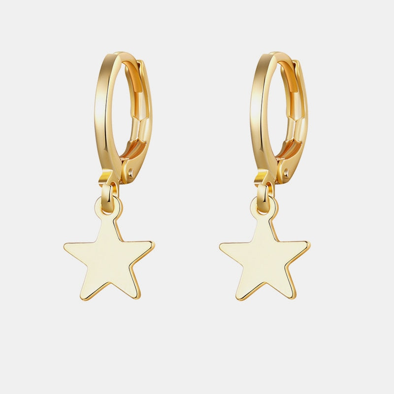 HI CLASS* 14K gold plated small earrings