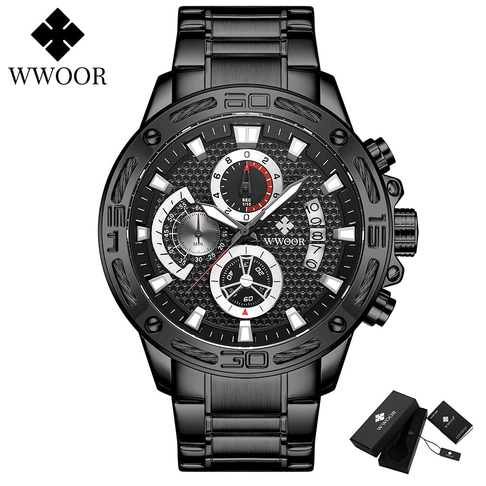 HI CLASS* Fashion waterproof men's luxury watches gold