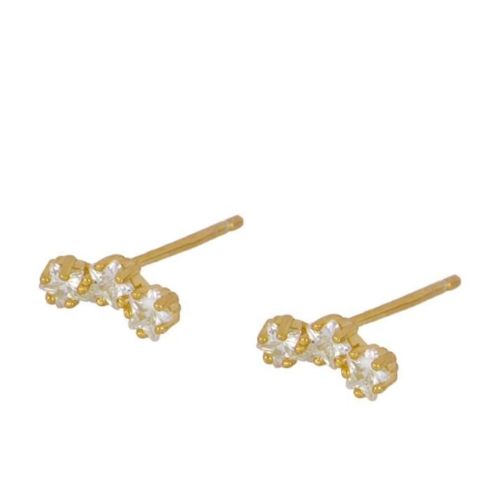 HI CLASS* 14K gold plated small earrings