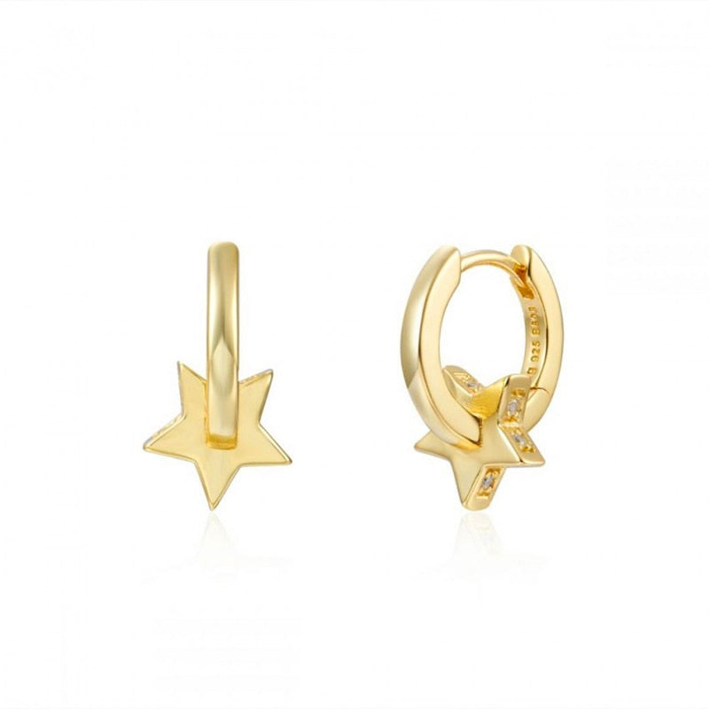 HI CLASS* 14K gold plated small earrings