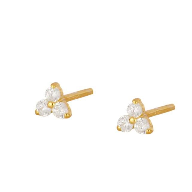 HI CLASS* 14K gold plated small earrings